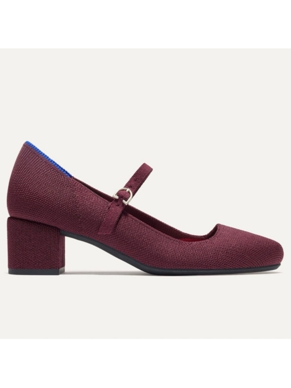 The Mary Jane Heel in Wine Red 8.5 - Picture 3 of 12